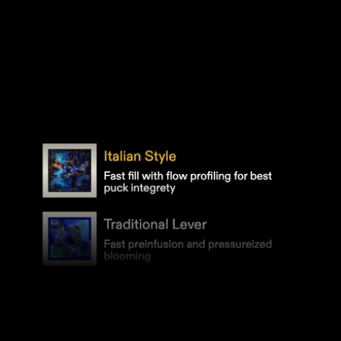 Catalog: Simele (formerly Italian Style) highlighted, Traditional Lever below
